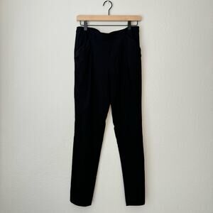 Forever 21 Women Size 6 Black Pinstripe Pleated Work Professional Pants Trousers